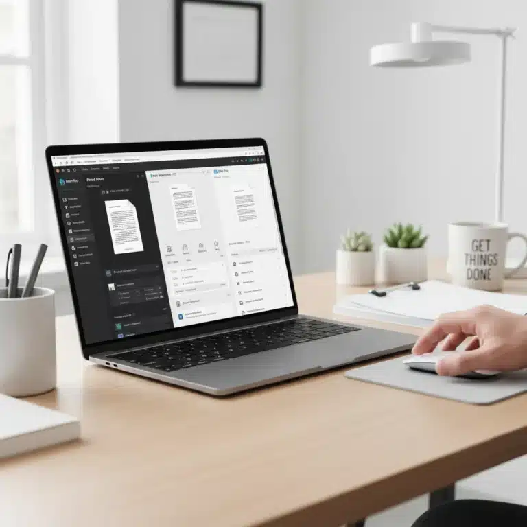 Comparative review of best PDF editors for 2026 on a laptop screen