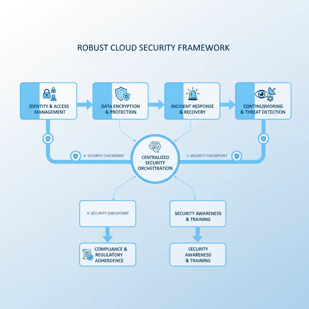 Key components of a robust cloud security framework