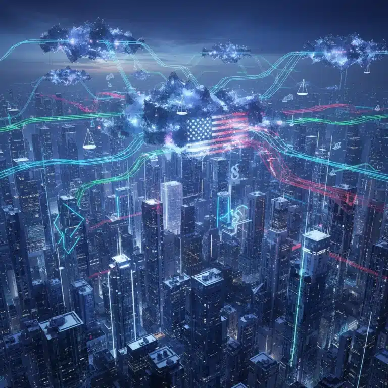 Illustration of data sovereignty in the cloud with US regulatory overlays