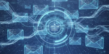 Mastering High-Volume Email: Best Management Apps 2026 Digital interface showing a high volume of emails being managed by advanced software, representing efficient email handling.