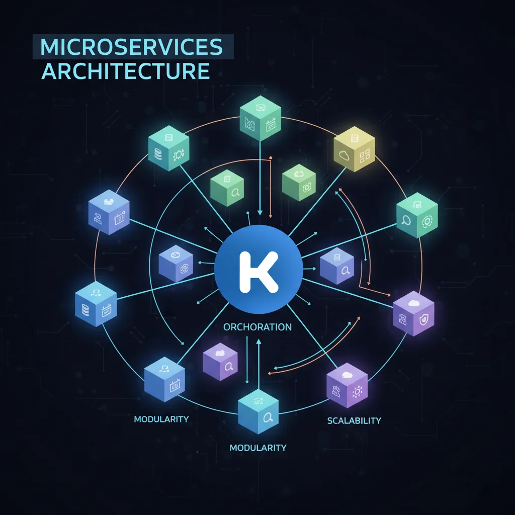 Microservices architecture orchestrated by Kubernetes