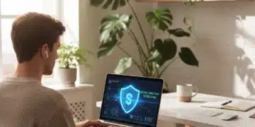 Mastering Remote Work: Step-by-Step Secure VPN Setup in Under 15 Minutes Secure VPN setup for remote work, person using laptop with shield icon