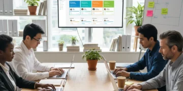 Top 5 Project Management Apps for Small Businesses 2026: A Feature-by-Feature Breakdown Small business team collaborating on project management software