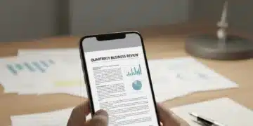Smartphone scanning a document with a mobile app, showing high-quality digital conversion.