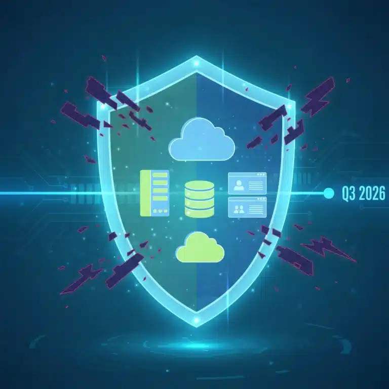Digital shield protecting cloud infrastructure from cyber threats, representing robust cloud security posture management.