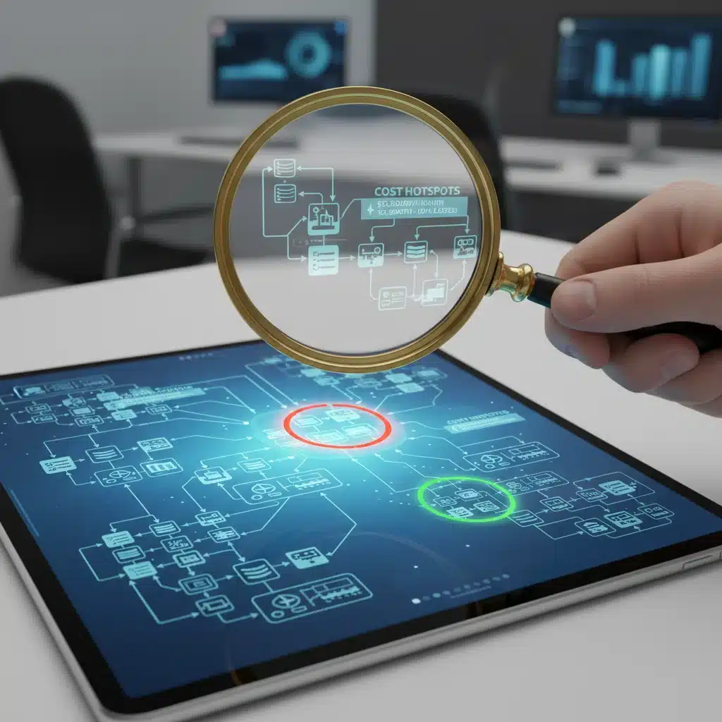 Detailed analysis of cloud architecture for cost optimization and identification of spending hotspots.