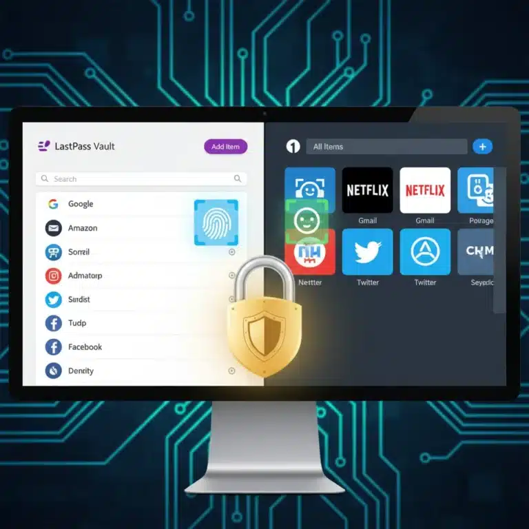 LastPass vs 1Password user interfaces comparison